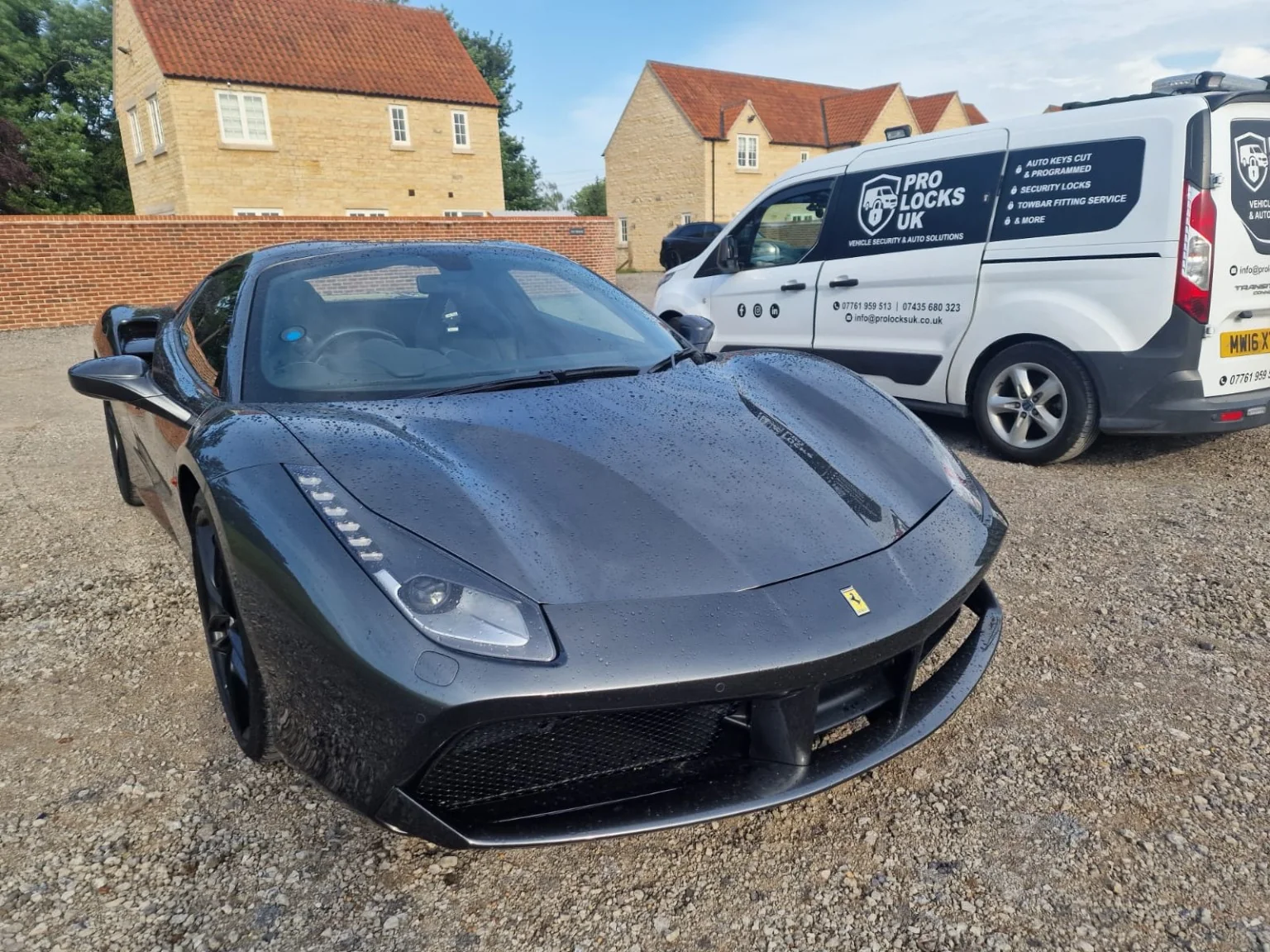 Ferrari 488 – Android Auto Integration genuine Pro Locks UK installation