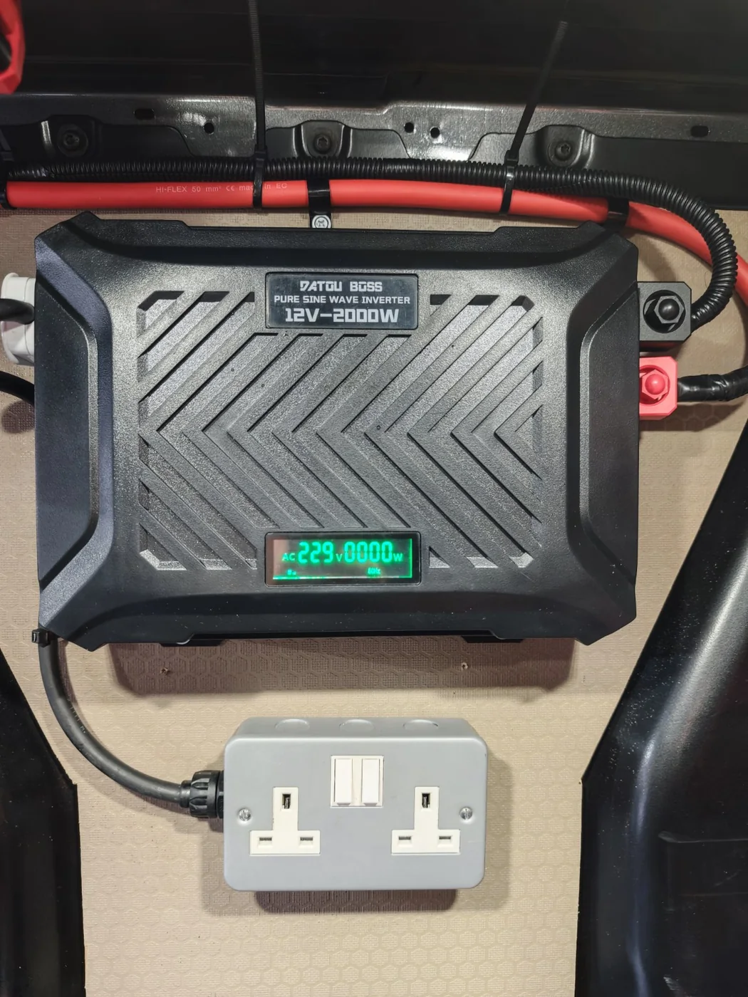 Real Pro Locks UK 2000 watt inverter installation